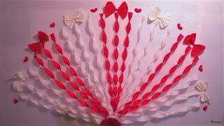 Valentine Decoration Ideas  Love Party Backdrop  Wedding Anniversary Decoration [upl. by Aroel]