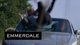 Emmerdale  Robert Accidentally Runs Belle Over [upl. by Lakim]