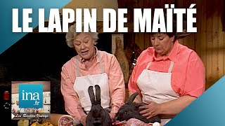 Recette  Le lapin Charles X de Maïté  Archive INA [upl. by Noelopan]