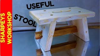 Diy Step Stool From Scaffold Boards [upl. by Chrystal]