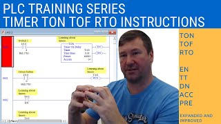 Rslogix 500 Timers TON TOF RTO Explained [upl. by Ahsinna447]