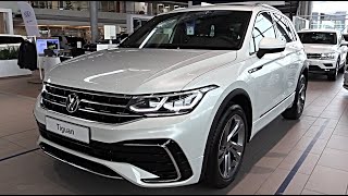 2021 NEW Volkswagen Tiguan  R Line FULL REVIEW Interior Exterior SOUND [upl. by Tamberg323]