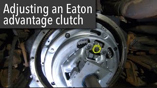 Adjusting an Eaton advantage clutch [upl. by Dallas666]