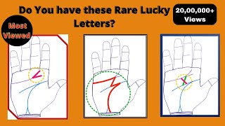 Rare Lucky Signs M X V in Your hand Palm Palmistry  Sudden wealth Lines Sai Suvajit Astrologer [upl. by Miche83]