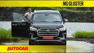 2020 MG Gloster review  XLsized SUV that offers more of everything  First Drive  Autocar India [upl. by Leahcimnhoj]