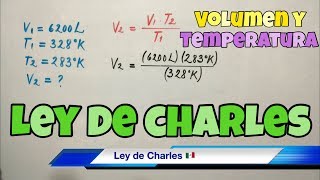 Ley de Charles Volumen y Temperatura en gases [upl. by Chrystal]