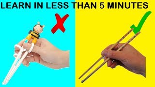 How To Use Chopsticks Immediately  Easily Explained [upl. by Aihppa]