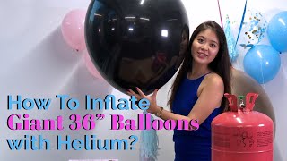 How To Inflate Balloons with Helium Like A Pro 🎈 [upl. by Lysander]