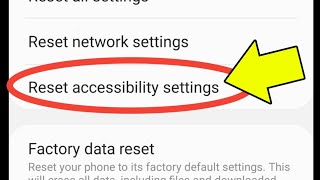 How To Reset Accessibility Settings On Samsung [upl. by Arrahs534]