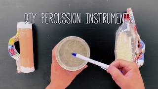 DIY Percussion Instruments  Able ARTS Work [upl. by Sheline]