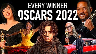 OSCARS 2022  Winners Recap 94th Academy Awards [upl. by Musa]