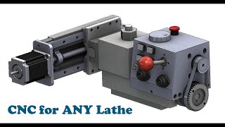 CNC Attachment for Manual Lathe [upl. by Delanie]