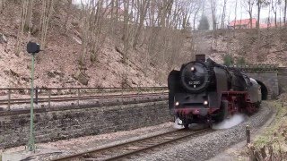 Genialelaute Dampflokanfahrt in der SteigungSound pur [upl. by Enoob]