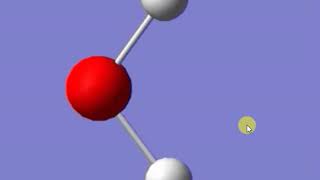 Vibrational modes in water molecule [upl. by Nyrac]