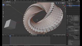 How to make a Animated Mobius Strip in Blender [upl. by Inattirb]