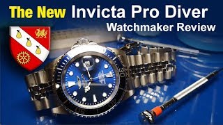 The New Invicta Pro Diver  Watchmaker Review [upl. by Beverley]