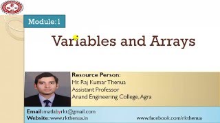 Lecture6 MATLAB Variables and Arrays HindiUrdu [upl. by Nahraf]