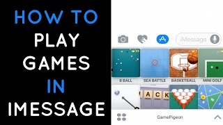 How to play games on Imessage  Game pigeon APP [upl. by Ylac]