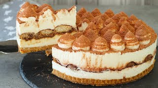 NoBake Tiramisu Cheesecake Recipe [upl. by Nyliuqcaj367]