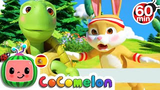 CoComelon en Español  La tortuga y la liebre  Compilación de Canciones Infantiles [upl. by Anaejer]