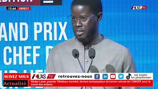 Grand Prix du Chef de l’État pour lEnseignant  Le discours du Président Bassirou Diomaye Faye [upl. by Adnawal276]