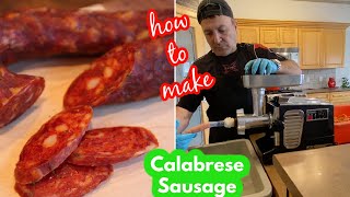 How to make Italian Calabrese Sausage [upl. by Zoha527]