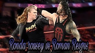 Ronda rousey vs Roman Reigns full match highlights [upl. by Nile]