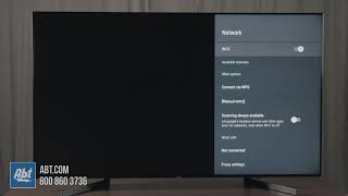 How To Set Up Internet On Your Sony TV  WiFi [upl. by Chavaree]