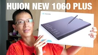 Review New Huion 1060PLUS Graphics Tablet 2016 [upl. by Faucher919]