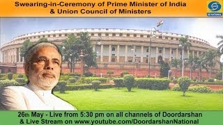 Live SwearinginCeremony of Narendra Modi as PM of India [upl. by Dorca]