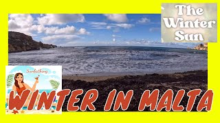 Winter On The Beach In Malta [upl. by Mckenzie]