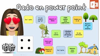 cómo hacer un dado en power point [upl. by Glaab689]