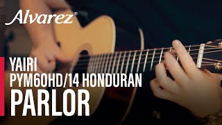 AlvarezYairi Honduran PYM60HD14 Parlor Guitar [upl. by Gran]