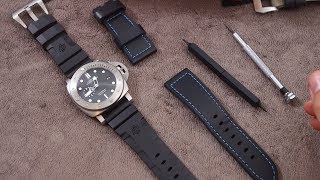 How to Change the Strap amp Buckle of your Panerai Watch [upl. by Siryt223]