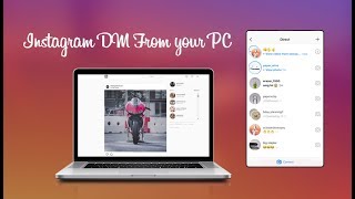 How To DM On Instagram On ComputerPC 2018 Method [upl. by Nicolina]