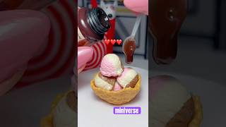 Let’s make Ice Cream 🎯 officialminiverse Make It Mini ​⁠miniverse miniature shorts [upl. by Aunson]