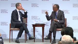 Council on Foreign Relations a Conversation With President Kagame  New York 19 September 2017 [upl. by Netloc]