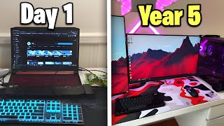 5 Year Gaming Setup Progression… [upl. by Nosnhoj]