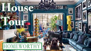 HOUSE TOUR  Inside A Maximalist New York City Townhouse [upl. by Giavani]