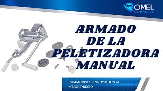 Armado de la peletizadora manual [upl. by Ellan859]