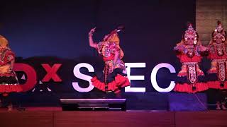 Yakshagana  Vidushi Mahima S Rao and Team  TEDxSJEC [upl. by Court]