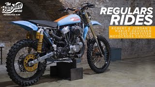 Regulars Rides HarleyDavidson 1200 Sportster motocross custom [upl. by Blaze782]