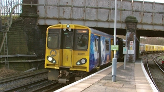 Half an Hour at 216  Birkenhead North Station 1022017  Class 507 508 terminus [upl. by Cherrita]