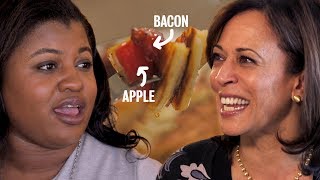 Kamala Harris Cooks BaconFried Apples [upl. by Wendolyn]