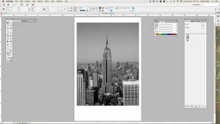 InDesign  QuickColor That Grayscale Photo [upl. by Nilauqcaj]