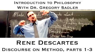 Rene Descartes Discourse on Method parts 13  Introduction to Philosophy [upl. by Attekram972]