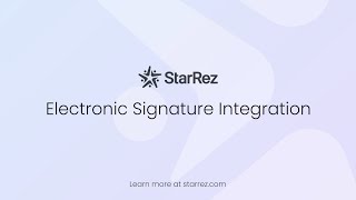 StarRez Electronic Signature Integrations [upl. by Demha]