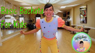 How To Dance Bachata Step By Step  For Kids [upl. by Noe]