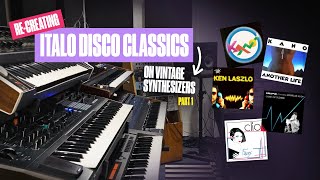 Italo Disco Classics Part 1  Recreated on Synthesizers [upl. by Timmi]