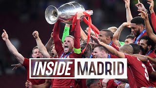 Inside Madrid Tottenham 02 Liverpool  The Reds lift the European Cup [upl. by Brooking]